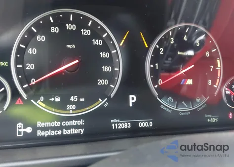 2016 BMW X5 M z USA, uszkodzony, nr VIN 5YMKT6C54G0R78870